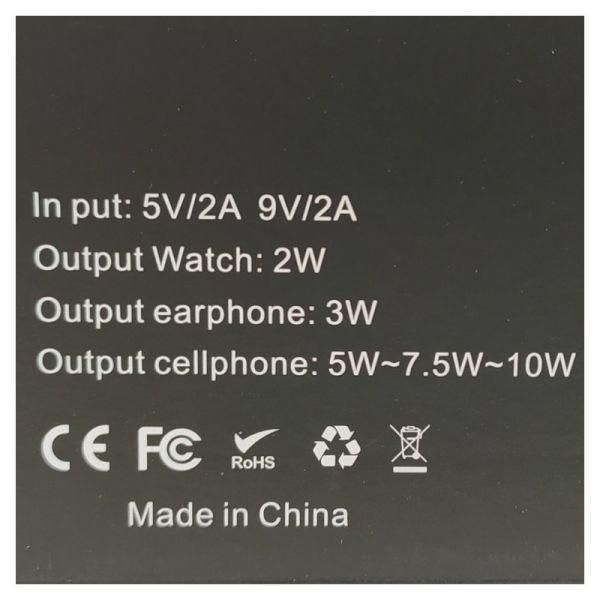 Бездротова зарядна станція для пристроїв Apple(зас.тов.)