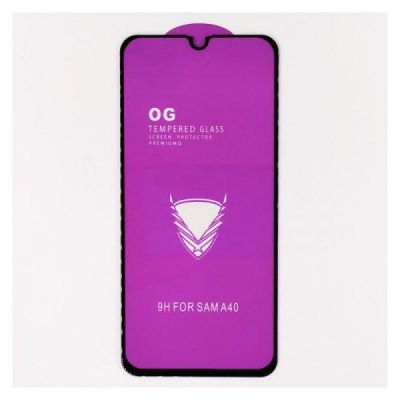 Захисне скло HOCO Full Glue Glass для Samsung A40/A01 Black