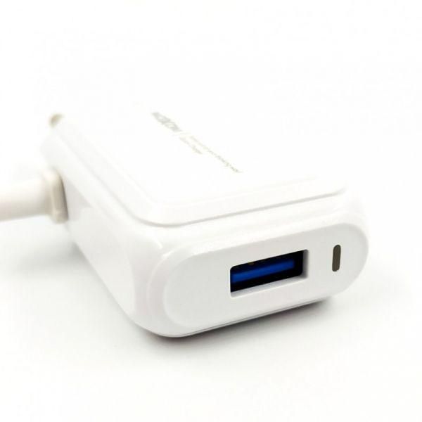 Зарядний пристрій Moxom KH-66 з дротом Micro USB + USB