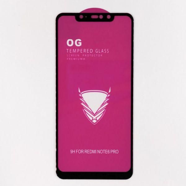 Захисне скло HOCO Full Glue Glass для Xiaomi Note6 Pro Black(зас.тов.)