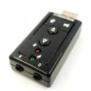Зовнішня USB звукова карта стерео з пультом керування
