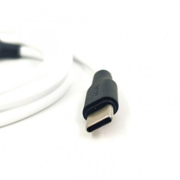 Надміцний силіконовий USB-кабель HOCO X21 Type-C White