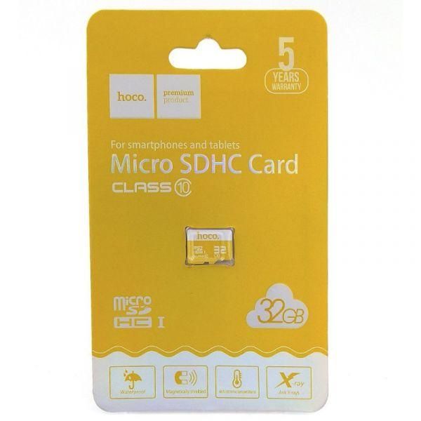 Картка пам'яті HOCO MicroSD 32 ГБ Class 10