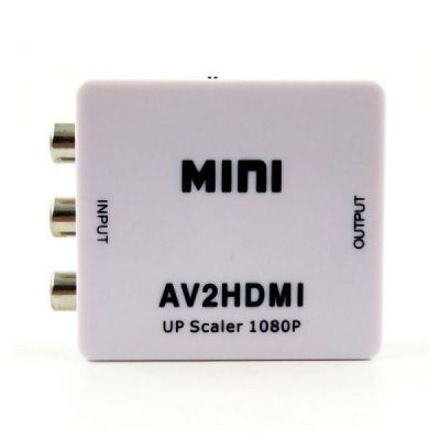 Конвертер відеосигналу AV (3 тюльпани) на HDMI(зас.тов.)