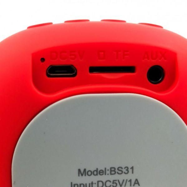 Bluetooth колонка HOCO BS31 red(зас.тов.)