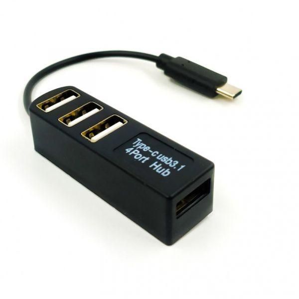 Хаб P-3101 Type-C - USB на 4 порти