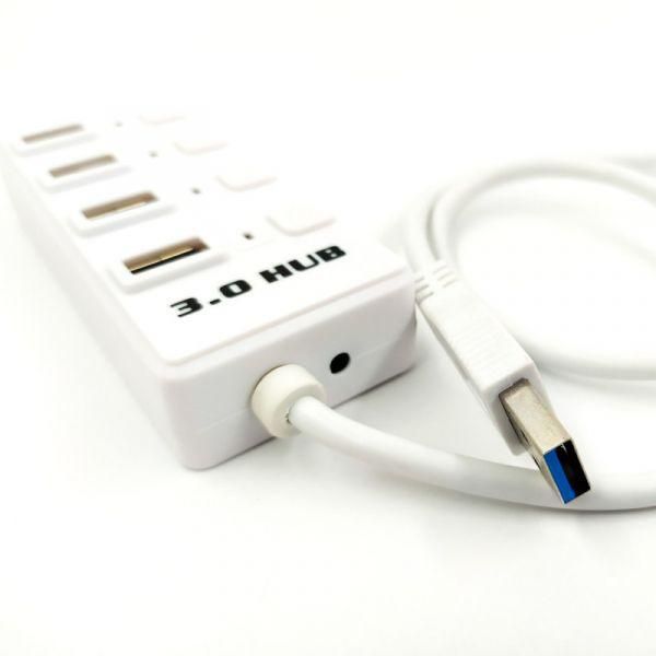 Комп'ютерний USB 3.0 хаб із вимикачами