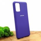 Чохол Silicone Case для Samsung S20+ Purple(зас.тов.)