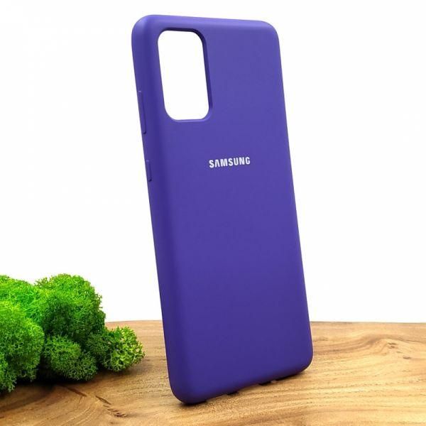 Чохол Silicone Case для Samsung S20+ Purple(зас.тов.)