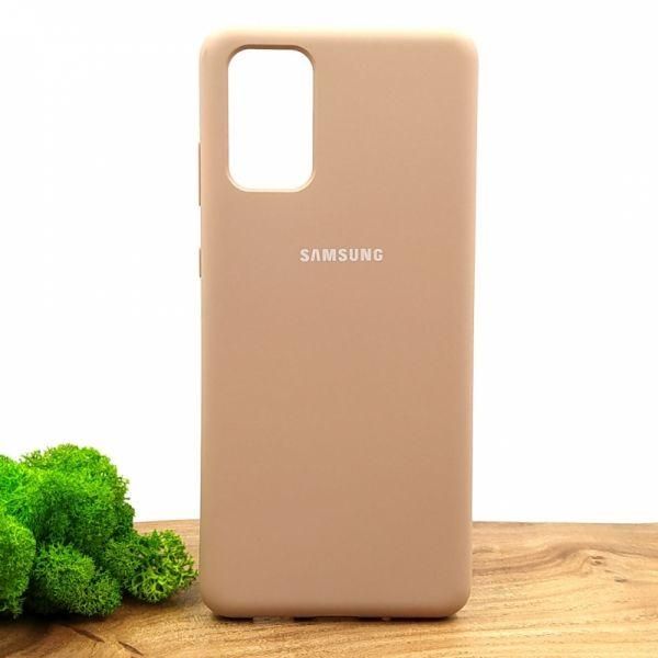 Чохол Silicone Case для для Samsung S20+ Matte Pink(зас.тов.)