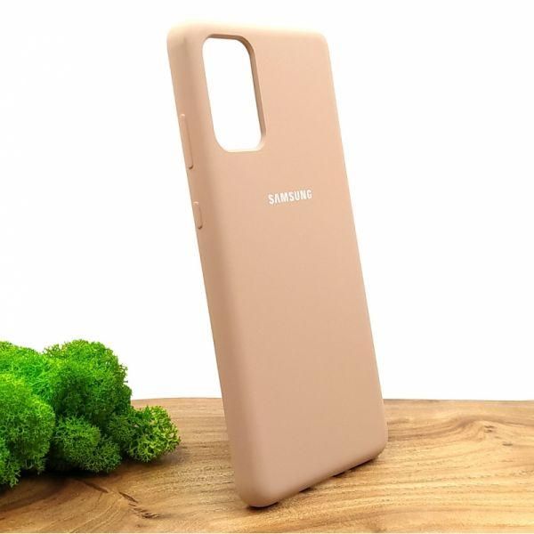 Чохол Silicone Case для для Samsung S20+ Matte Pink(зас.тов.)