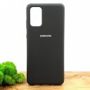 Чохол Silicone Case для Samsung S20+ Black(зас.тов.)