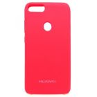 Матовий чохол Silicone Case Huawei P Smart Red(зас.тов.)
