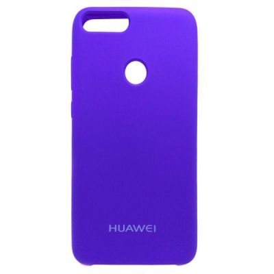 Чохол Silicone Case для Huawei P Smart Purple (Фіолетовий)(зас.тов.)