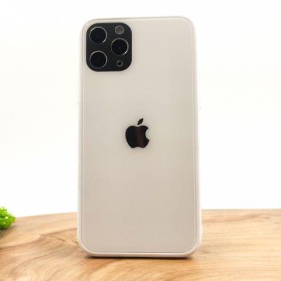 Скляний чохол HOCO Glass Case для iPhone 11 Pro Max White(зас.тов.)