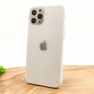Скляний чохол HOCO Glass Case для iPhone 11 Pro White(зас.тов.)