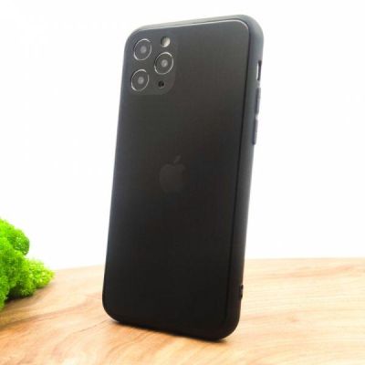 Скляний чохол HOCO Glass Case для iPhone 11 Pro Black(зас.тов.)