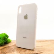 Матовий чохол Носо Glass Case Matte для Apple iPhone XS White(зас.тов.)