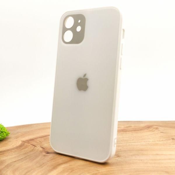 Матовий чохол Носо Glass Case Matte для Apple iPhone 12 White(зас.тов.)