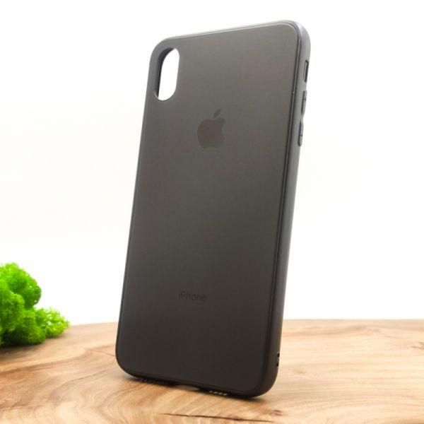 Матовий чохол Носо Glass Case Matte для Apple iPhone XS Max Gray(зас.тов.)