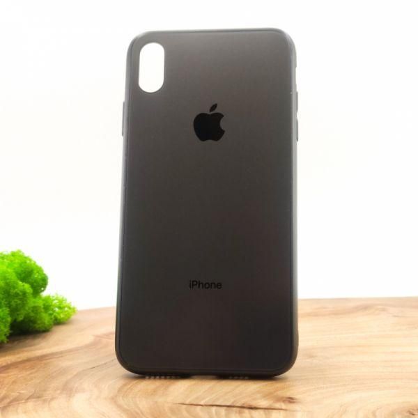 Матовий чохол Носо Glass Case Matte для Apple iPhone XS Max Gray(зас.тов.)