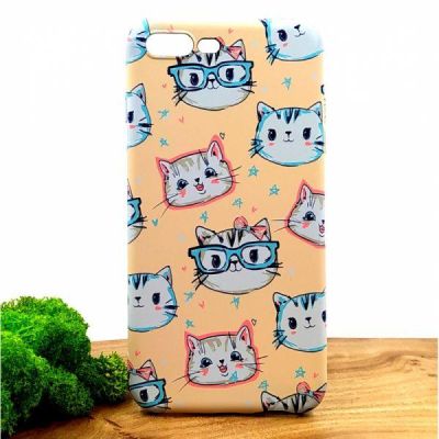 Люмінесцентний чохол LUXO Happy Cat iPhone 7 Plus(зас.тов.)