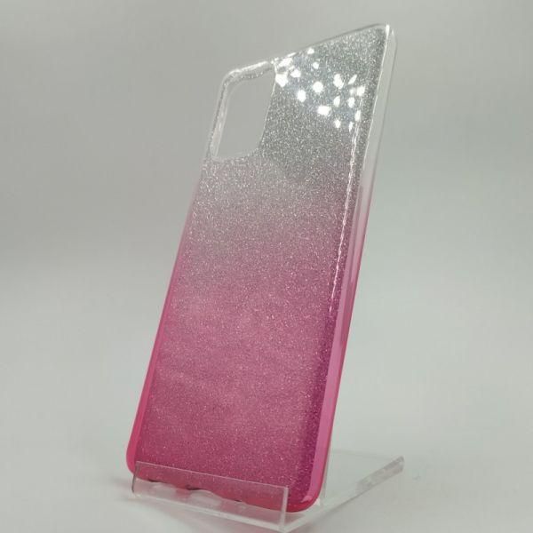 Силіконовий чохол із блискітками VAJA SAMSUNG S20+ Pink(зас.тов.)