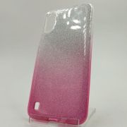 Силіконовий чохол із блискітками VAJA SAMSUNG A01 Pink(зас.тов.)