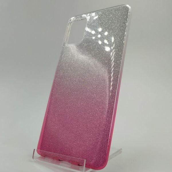 Силіконовий чохол із блискітками VAJA SAMSUNG A51 Pink(зас.тов.)