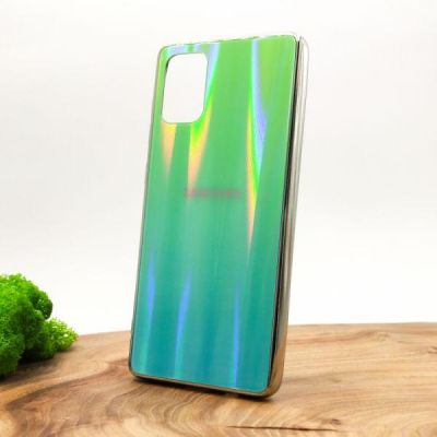 Скляний чохол Gradient case для Samsung A71 Aquamarine(зас.тов.)