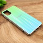 Скляний чохол Gradient case для Samsung A71 Aquamarine(зас.тов.)