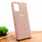 Чохол Silicone Case для Samsung A71 Matte Pink