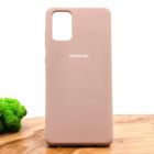 Чохол Silicone Case для Samsung A71 Matte Pink