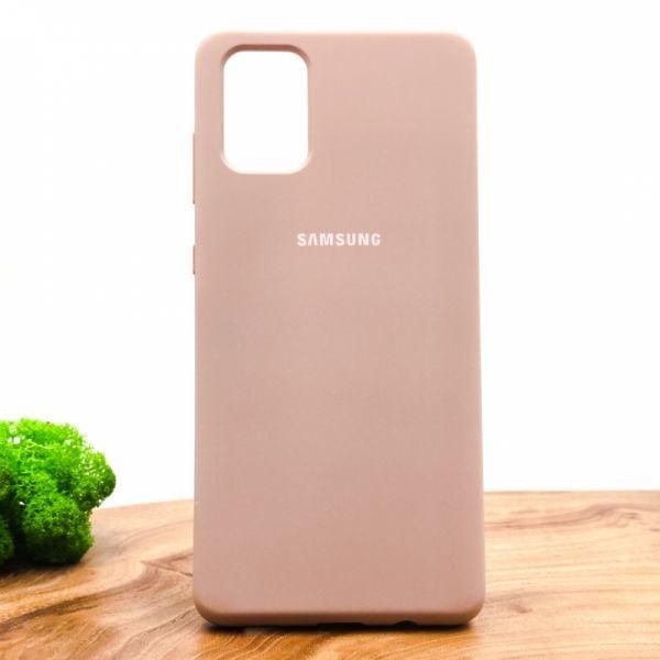 Чохол Silicone Case для Samsung A71 Matte Pink