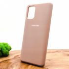 Чохол Silicone Case для Samsung A71 Matte Pink