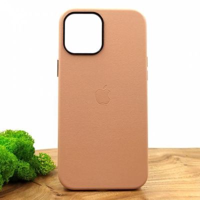 Шкіряний Чохол Molan Leather Case для iPhone 12 Pro Max Powdery(зас.тов.)