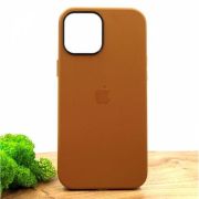 Шкіряний Чохол Molan Leather Case для iPhone 12 Pro Max Brown(зас.тов.)