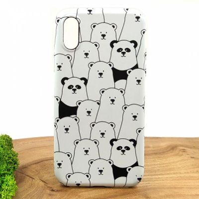 чохол LUXO Panda&Bears силіконовий для iPhone XS(зас.тов.)