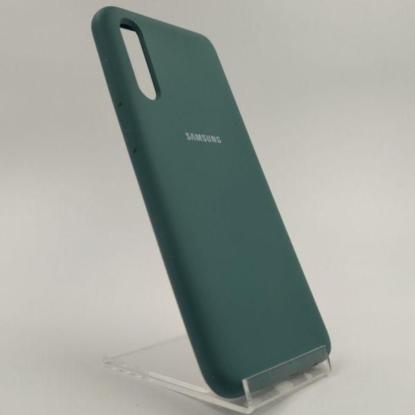 Чохол Silicone Case для Samsung A50 Blue Green
