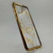 Силіконовий чохол Kings Bar зі стразами Samsung A71 Butterfly(зас.тов.)