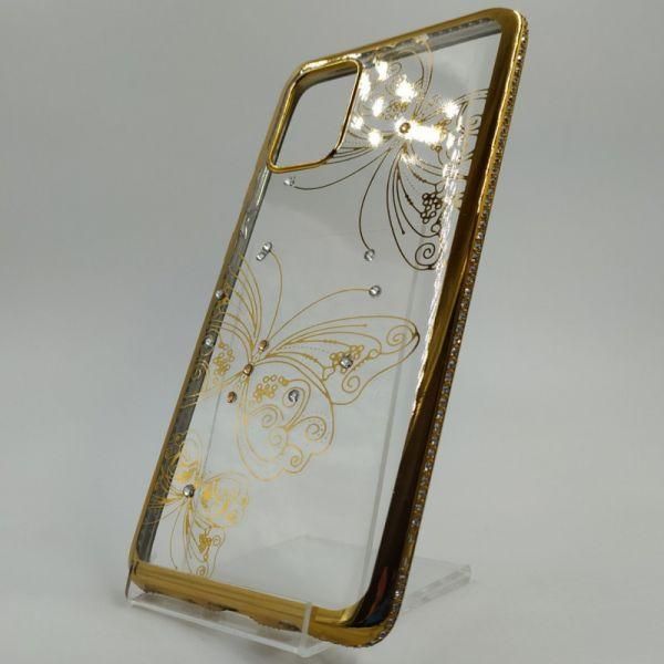 Силіконовий чохол Kings Bar зі стразами Samsung A71 Butterfly(зас.тов.)