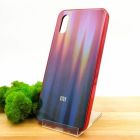 Скляний чохол Gradient case Xiaomi Redmi9a wine-colored(зас.тов.)
