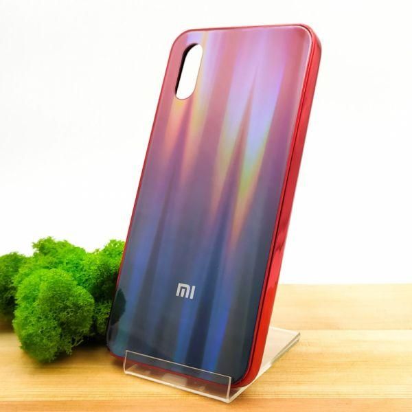 Скляний чохол Gradient case Xiaomi Redmi9a wine-colored(зас.тов.)