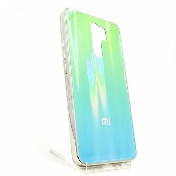 Скляний чохол Gradient case XIAOMI Redmi9 aquamarine(зас.тов.)