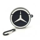 Ударостійкий силіконовий чохол для AirPods Mercedes(зас.тов.)