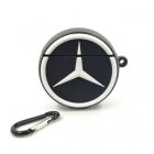 Ударостійкий силіконовий чохол для AirPods Mercedes(зас.тов.)