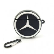 Ударостійкий силіконовий чохол для AirPods Mercedes(зас.тов.)