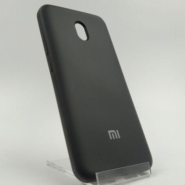 Матовий чохол Silicone Case Xiaomi Redmi 8 A Black(зас.тов.)