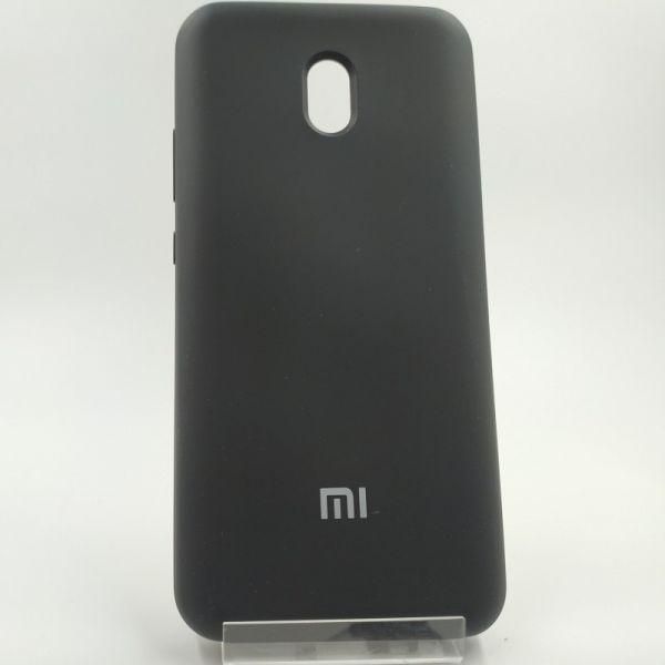 Матовий чохол Silicone Case Xiaomi Redmi 8 A Black(зас.тов.)