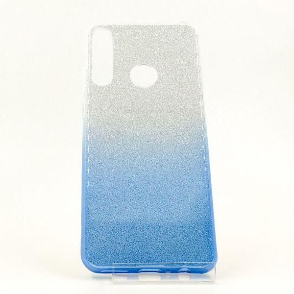 Силіконовий чохол із блискітками VAJA Huawei P40 Lite E Blue(зас.тов.)